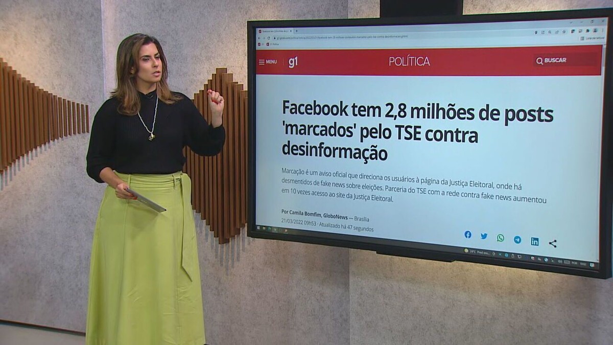 TSE recebe ao menos 1,5 mil links denunciados como desinformação