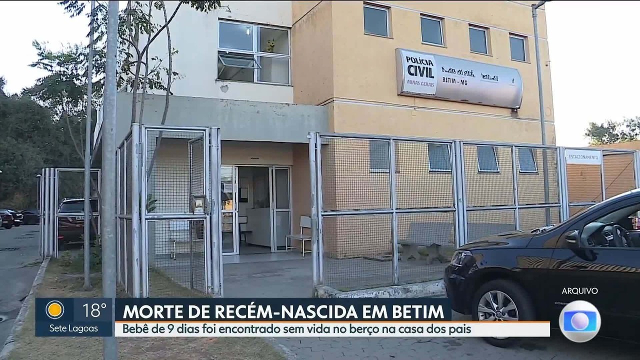 Polícia investiga morte de recém-nascida de nove dias em Betim, na Grande BH