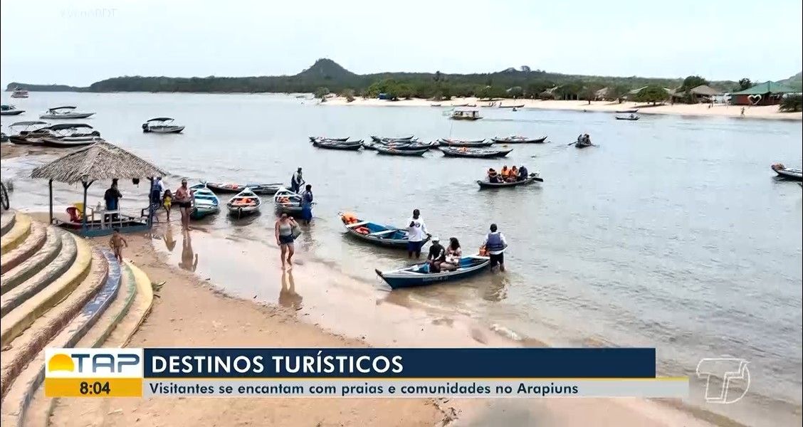 Alta temporada impulsiona turismo em praias e comunidades de Santarém
