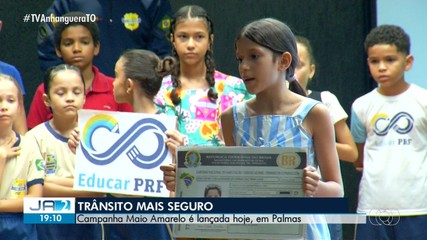 Campanha Maio Amarelo foi lançada nesta terça-feira em Palmas