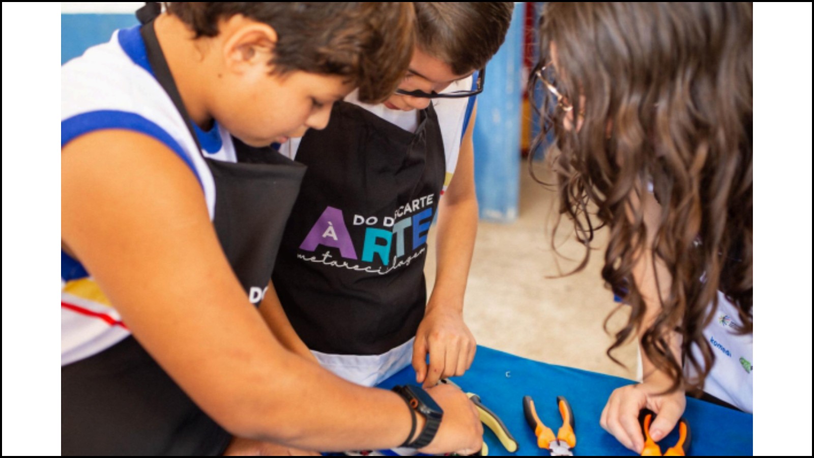 “Do Descarte à Arte – Metareciclagem” une reciclagem e arte em Ilha Solteira