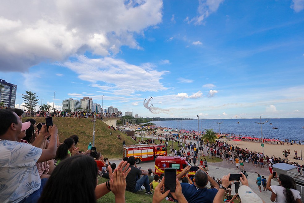 Esquadrilha da Fumaça faz apresentação em Manaus; veja fotos | Amazonas | G1