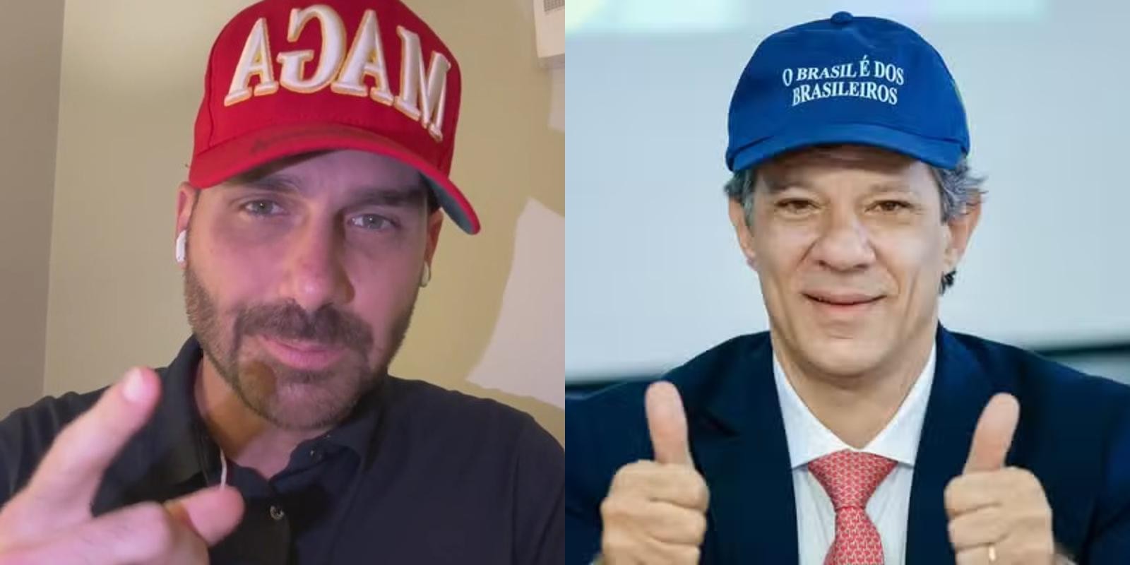 
Direita e esquerda recorrem a Eduardo Bolsonaro e Haddad para definir candidatos ao Senado em SP