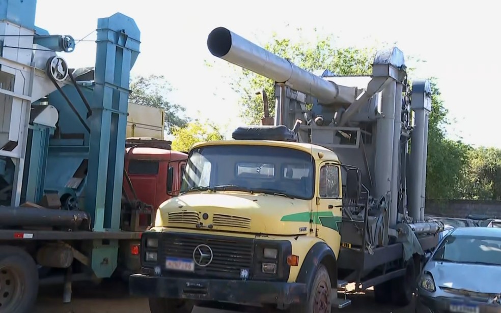 Polícia Civil indicia cinco pessoas por esquema de furto de café em São Sebastião do Paraíso — Foto: Reprodução EPTV