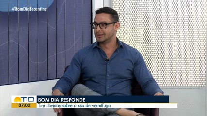 Médico responde telespectadores sobre vermífugo no Bom Dia Responde