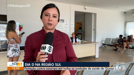 Gurupi realiza Dia D de vacinação contra o sarampo em todas as unidades de saúde