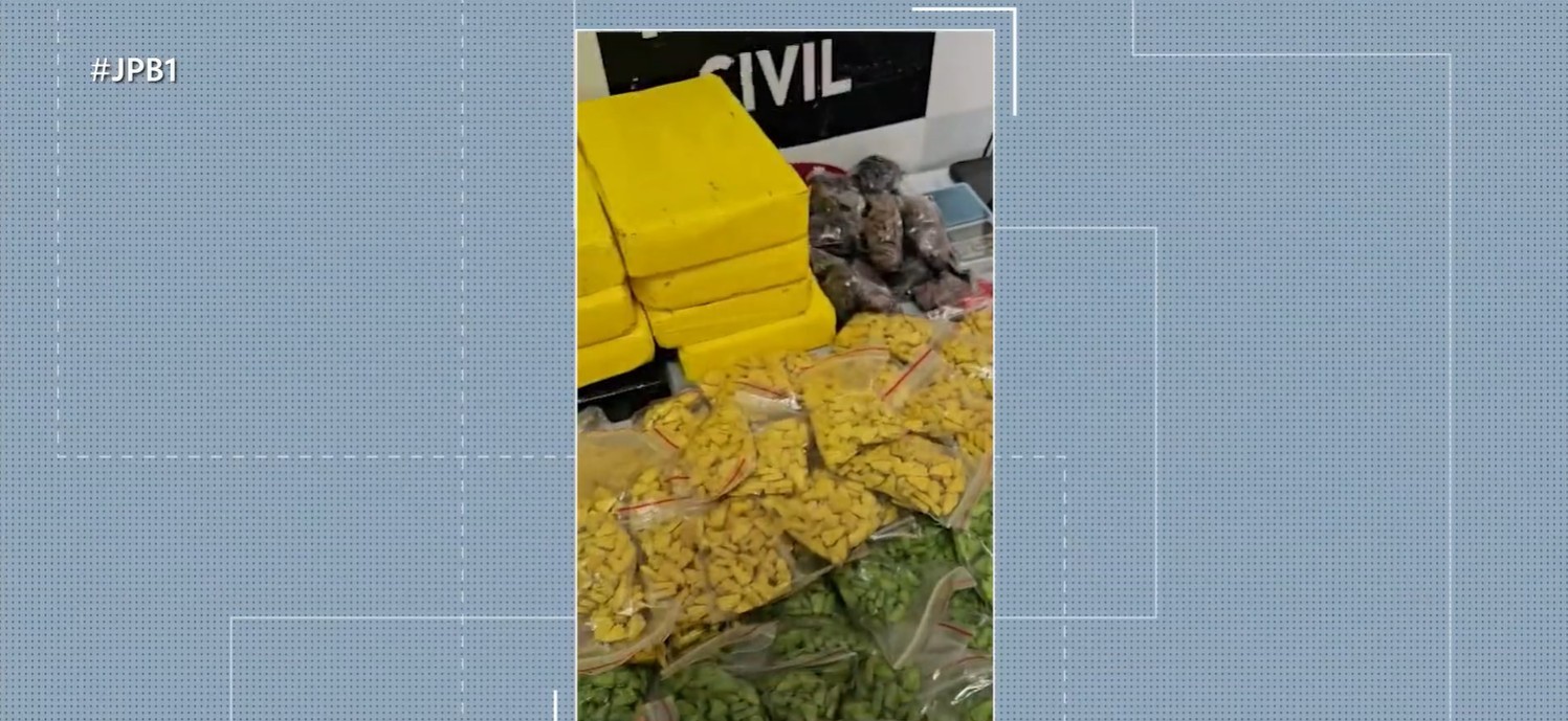 Pacotes de bala de goma feita com maconha são apreendidos em Campina Grande