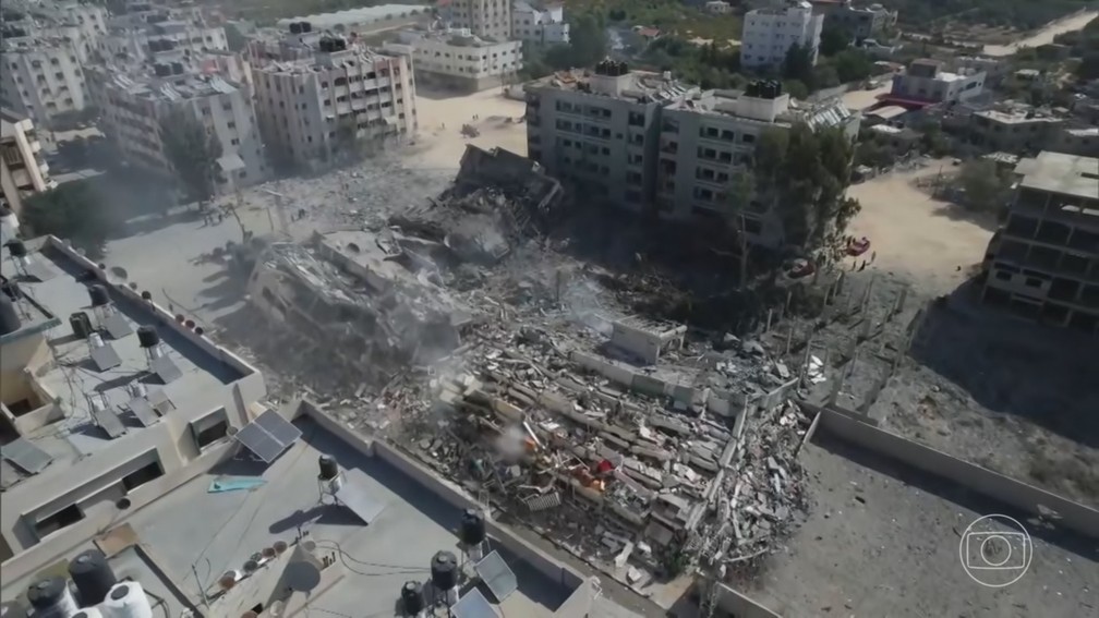 No 13º dia de guerra, Israel volta a atacar posições do Hamas em Gaza |  Jornal Nacional | G1