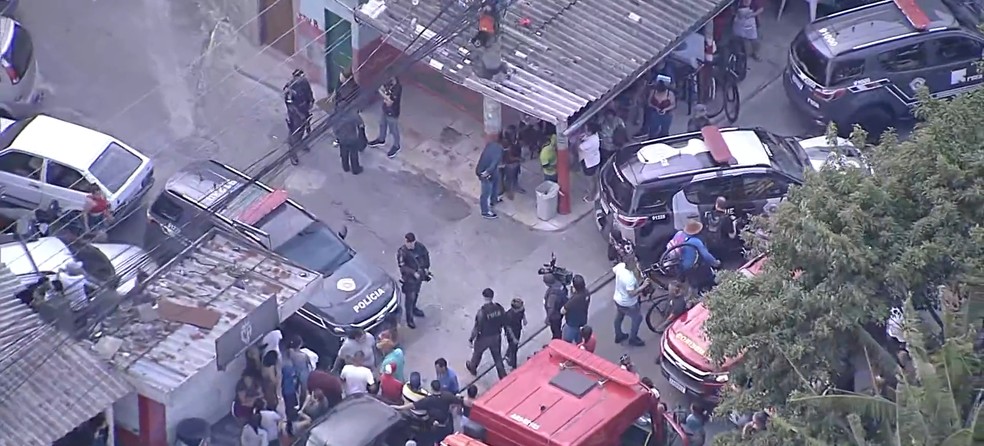 Ocorrência na Zona Norte. — Foto: Reprodução/ TV Globo