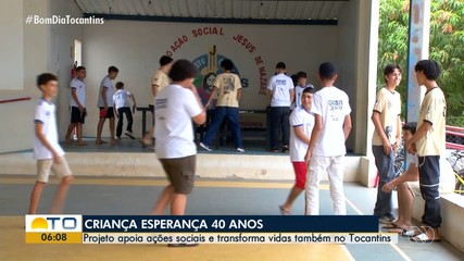 Criança Esperança celebra 40 anos com apoio a projetos que transformam vidas no Tocantins