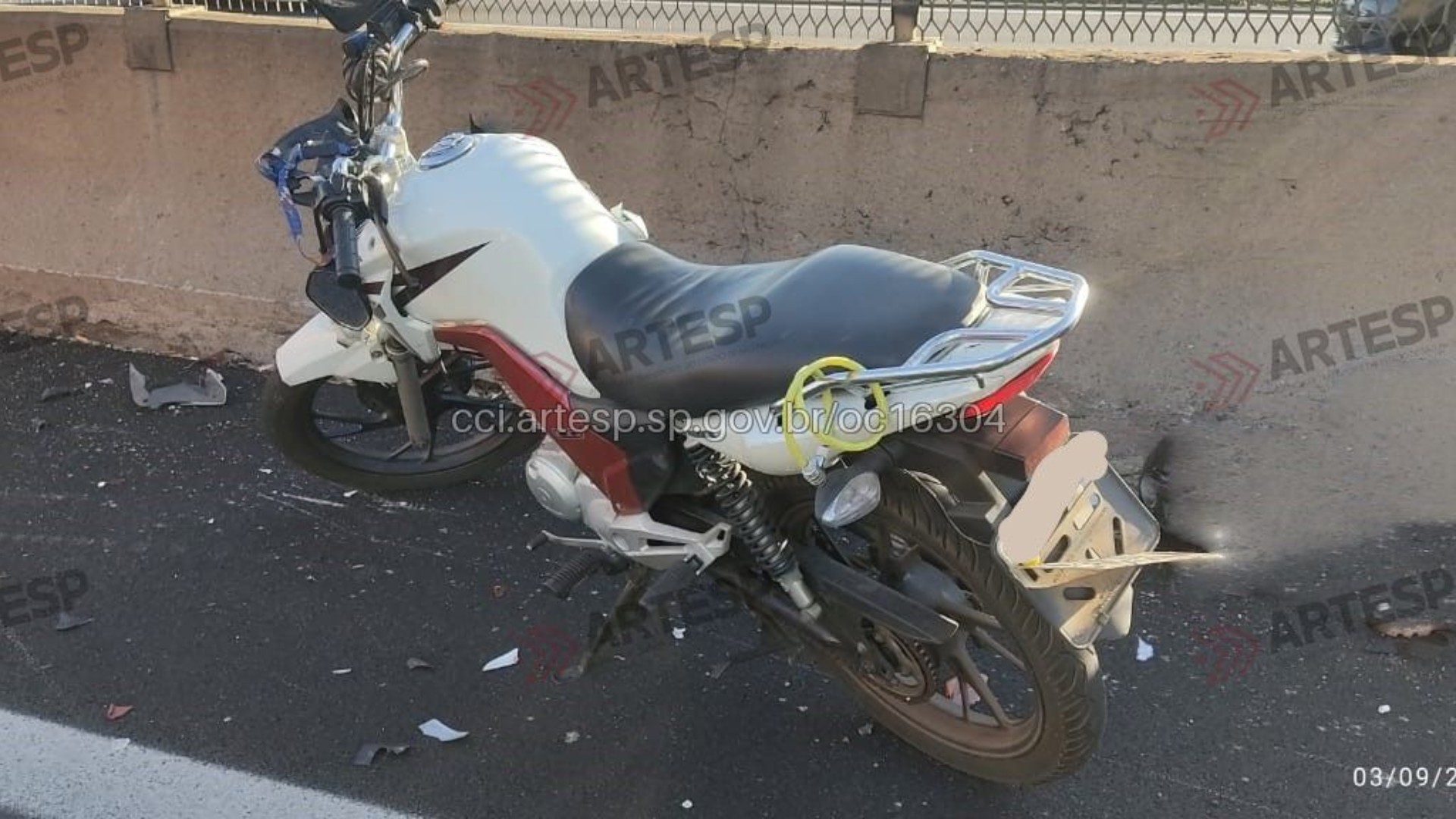 Motociclista fica gravemente ferido após bater em carro na Rodovia Anhanguera em Jundiaí