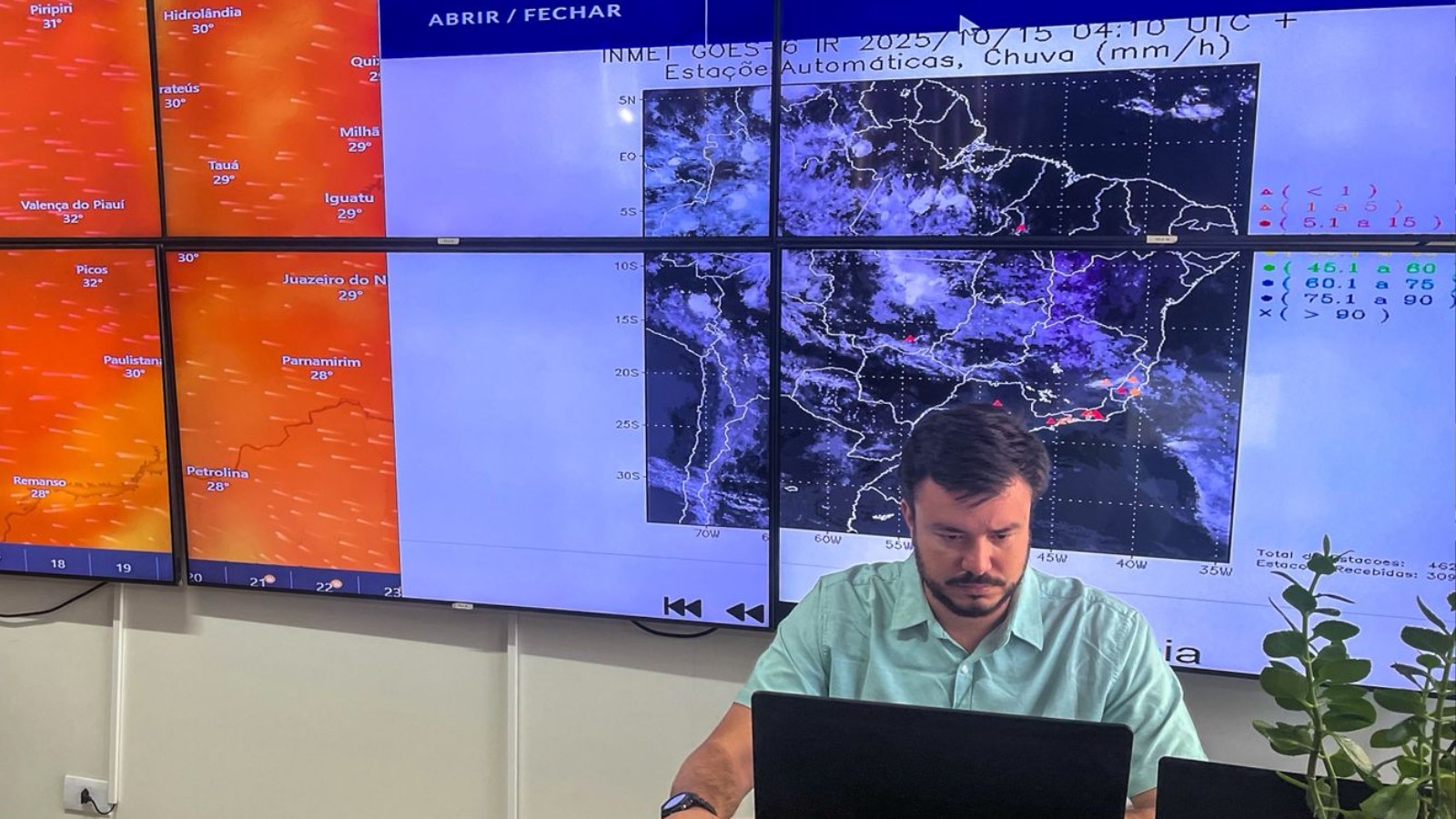 Rede de monitoramento e emissão de alertas para emergências climáticas é lançada no Piauí