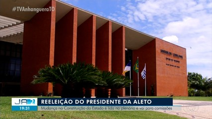 Mudança da constituição do TO é lida no plenário; Aleto tenta reeleição do presidente