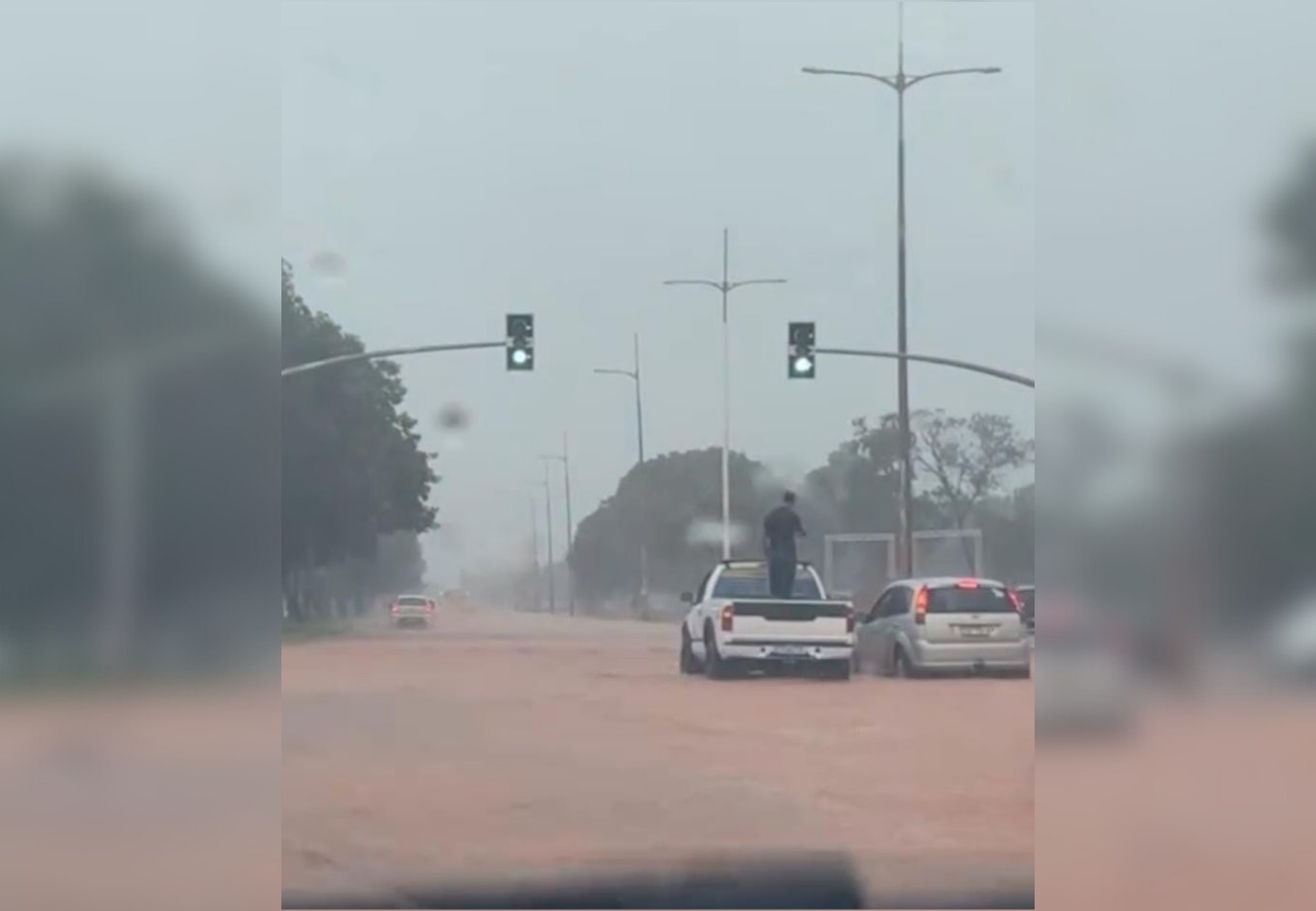 Defesa Civil envia alerta sonoro de risco de alagamento em vias de Palmas