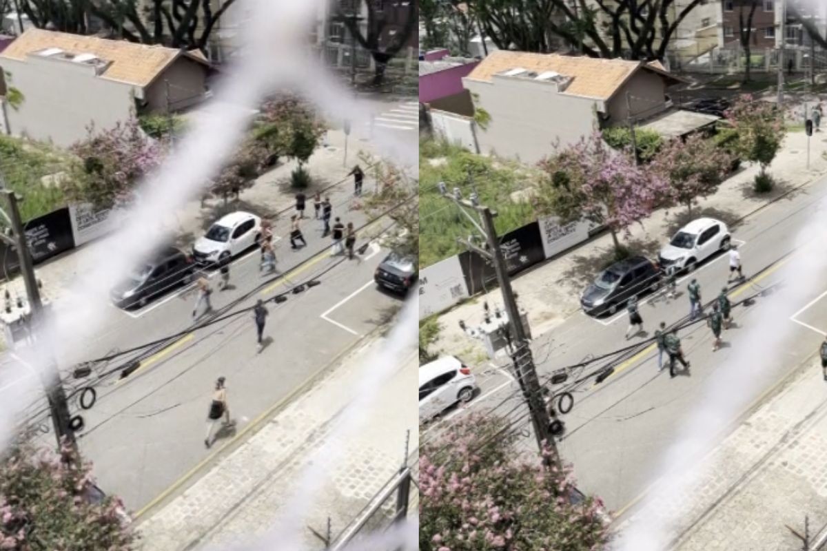 Brigas generalizadas entre torcedores do Atletiba são registradas horas antes de clássico em Curitiba