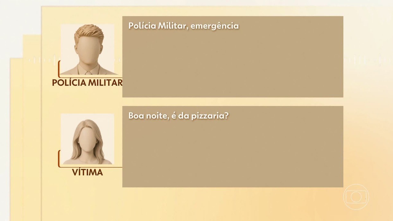 Mulher finge pedir pizza à polícia após agressão; ex foge com bebê e é preso