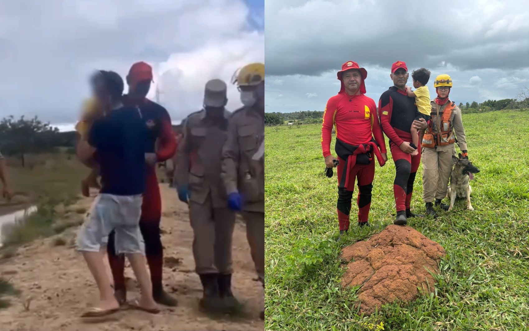 Criança de 3 anos é encontrada em meio ao gado mais de 15 horas após se perder em pesque-pague; vídeo