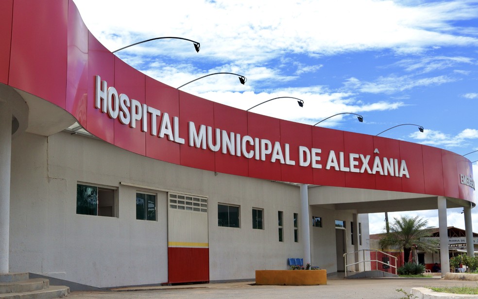 Fachada do Hospital Municipal de Alexânia — Foto: Divulgação/Prefeitura de Goiânia