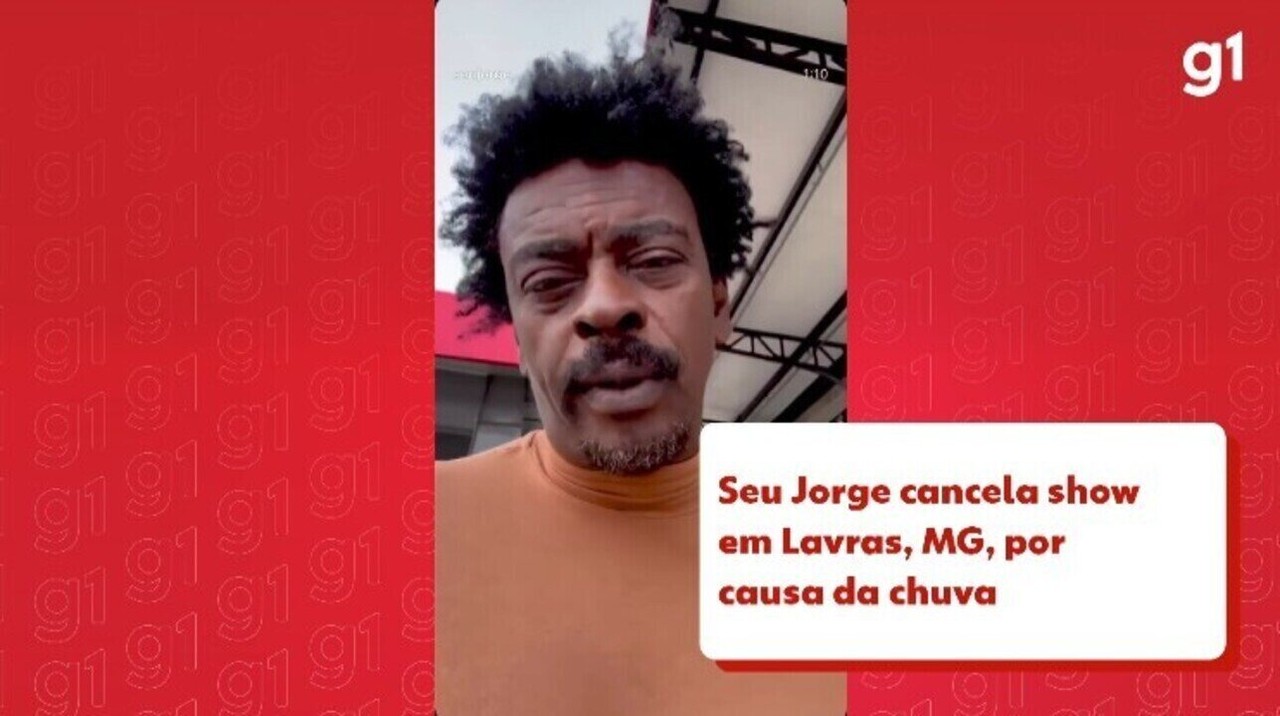 Urgente! Seu Jorge Cancela Show de Última Hora em Lavras por Causa de Chuva e Deixa Fãs Desapontados