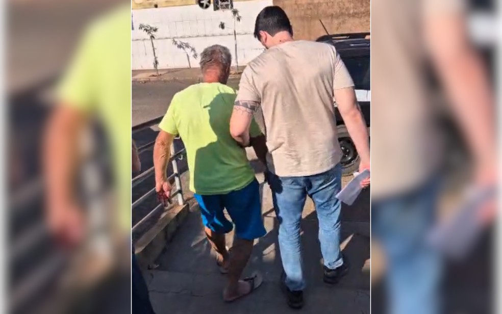 Idoso é preso investigado por importunação sexual e atos obscenos contra crianças em Rio Preto (SP) — Foto: Polícia Civil