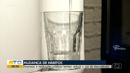 Empresas e instituições reduzem o uso de descartáveis
