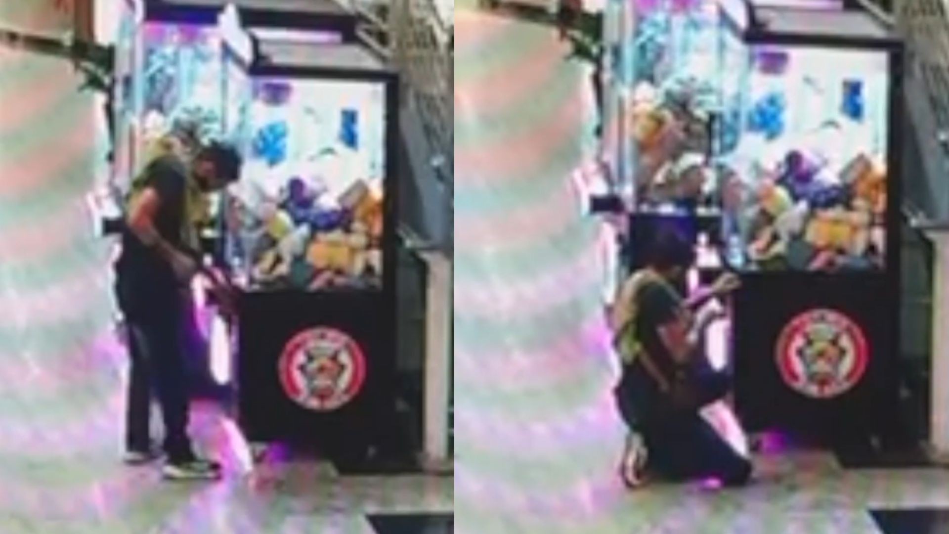 Vídeo: Homem é preso após furtar dinheiro de máquinas de bichos de pelúcia em shopping no ES