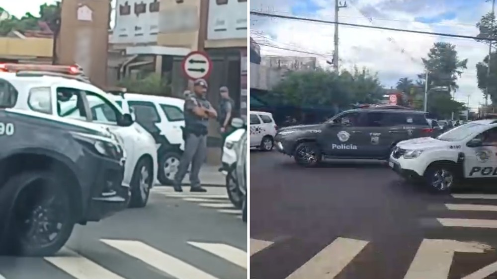 Trote sobre falso assalto com reféns em academia mobiliza helicóptero Águia e viaturas da polícia