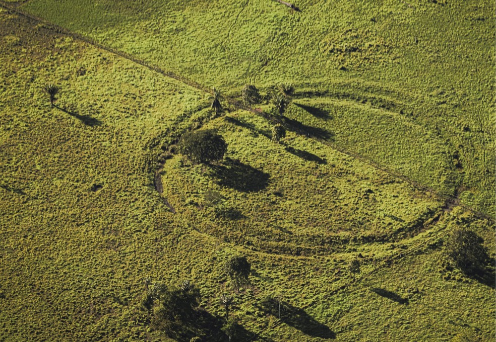 Imagens inéditas de geoglifos no Sul do Amazonas — Foto: Valter Calheiros