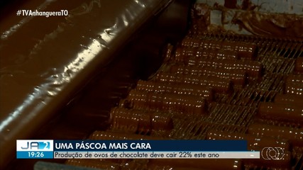 Produção de ovos de páscoa deve cair 22% este ano; entenda