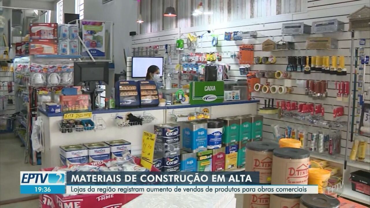 Obras no comércio impulsionam setor de material de construção, que tem ...