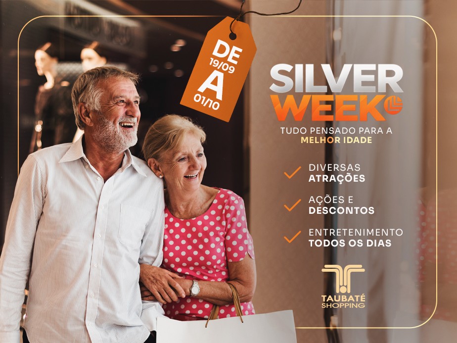 Silver Week reúne programação especial para o público 50+ no Taubaté Shopping