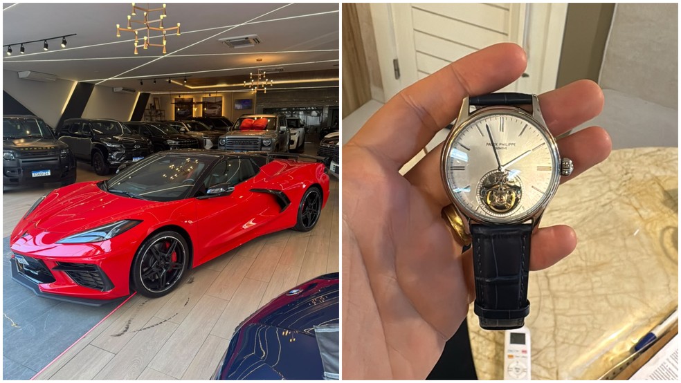 De McLaren a relógios de luxo: PF apreendeu bens de luxo em ação contra desvios de recursos milionários em cooperativa de saúde, no Ceará — Foto: Divulgação