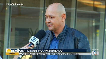 Curso gratuito de audiovisual com uso do celular é oferecido para professores