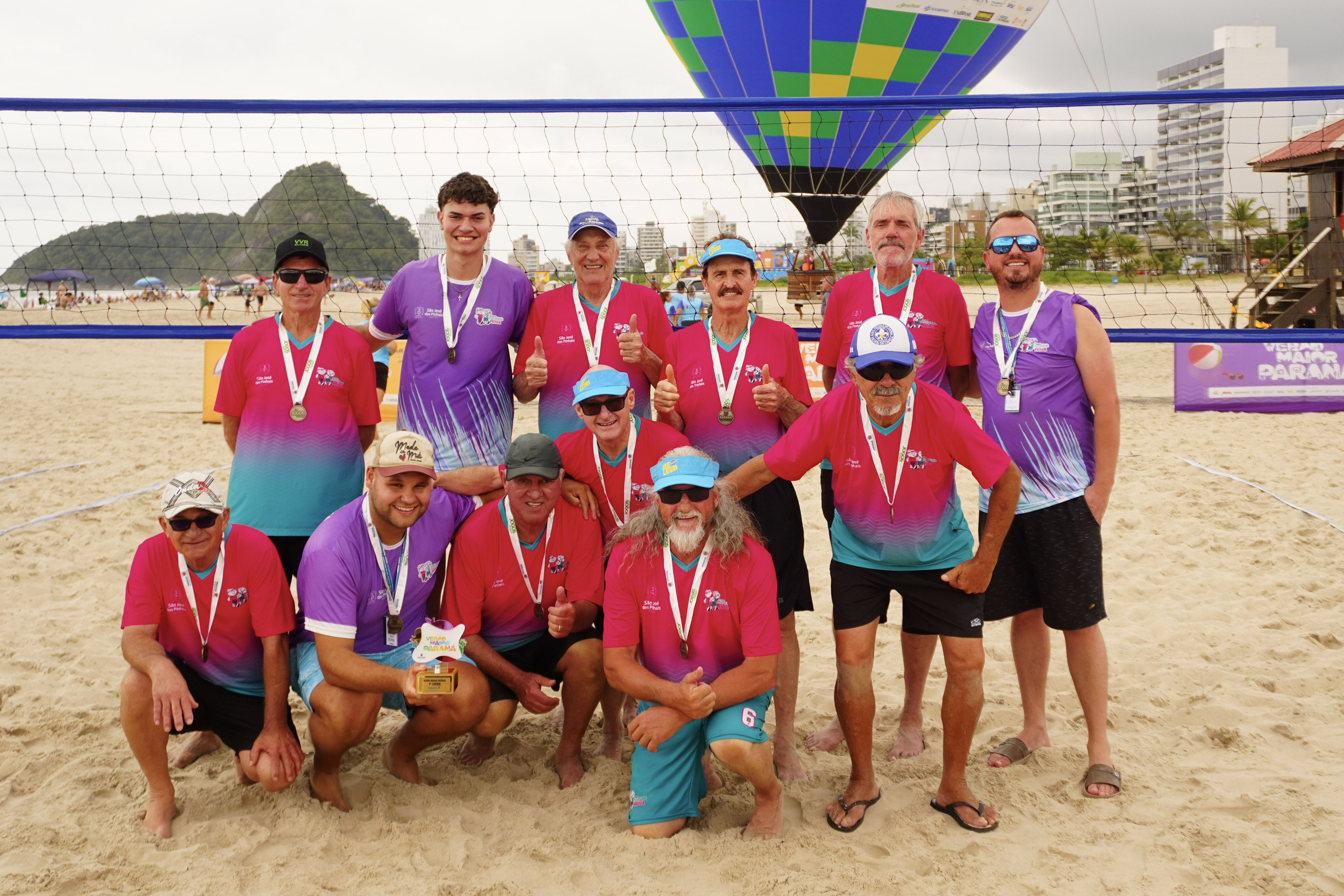 Vôlei 60+: equipes de São José dos Pinhais brilham em campeonatos do Paraná