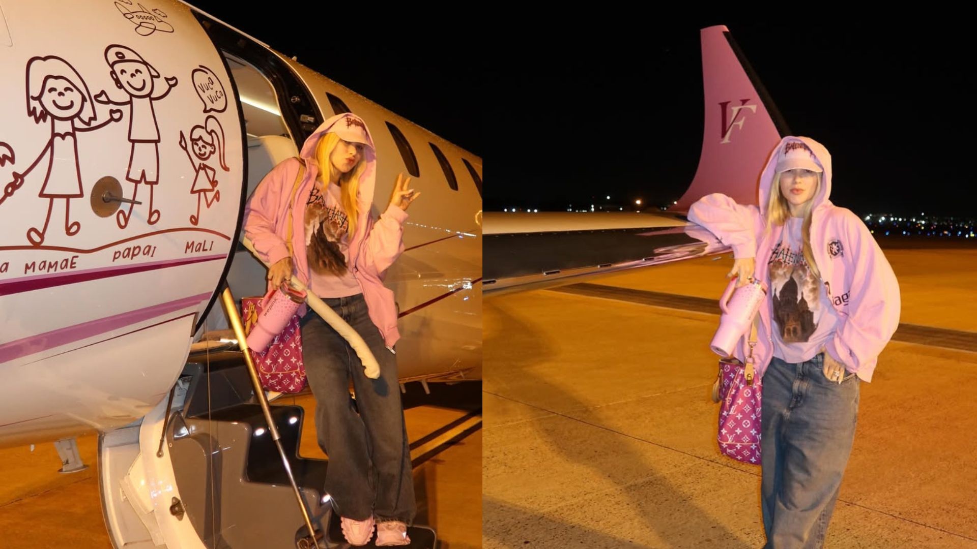 Virginia chama atenção ao manter homenagem a Zé Felipe em avião após revitalizá-lo; veja o que mudou