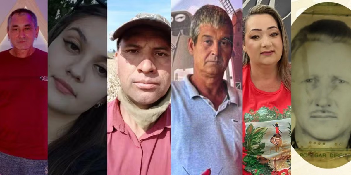 Saiba quem são as seis vítimas que morreram durante tornado no Paraná