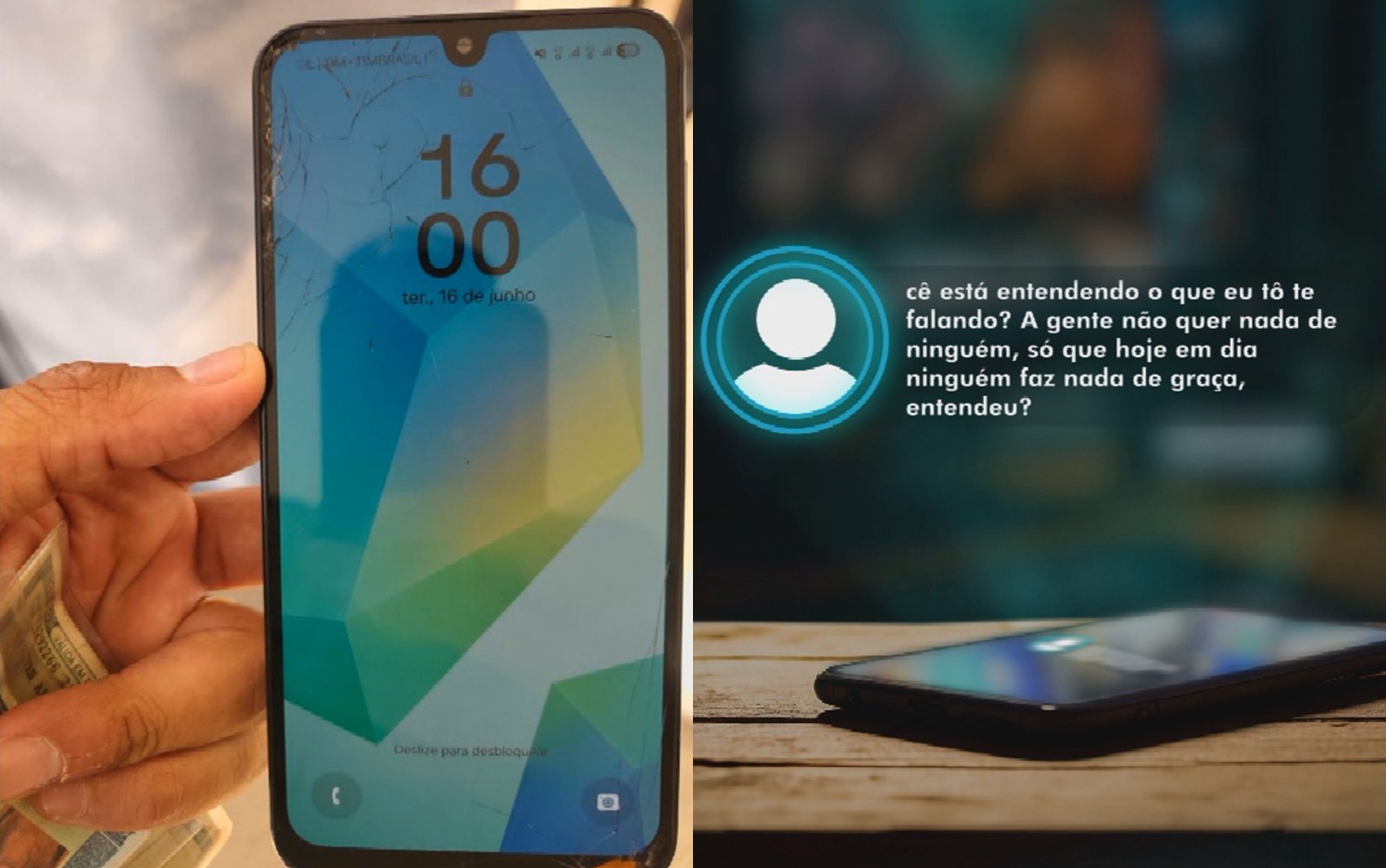 Casal encontra celular perdido e pede R$ 100 de recompensa para devolvê-lo: 'Ninguém faz nada de graça'