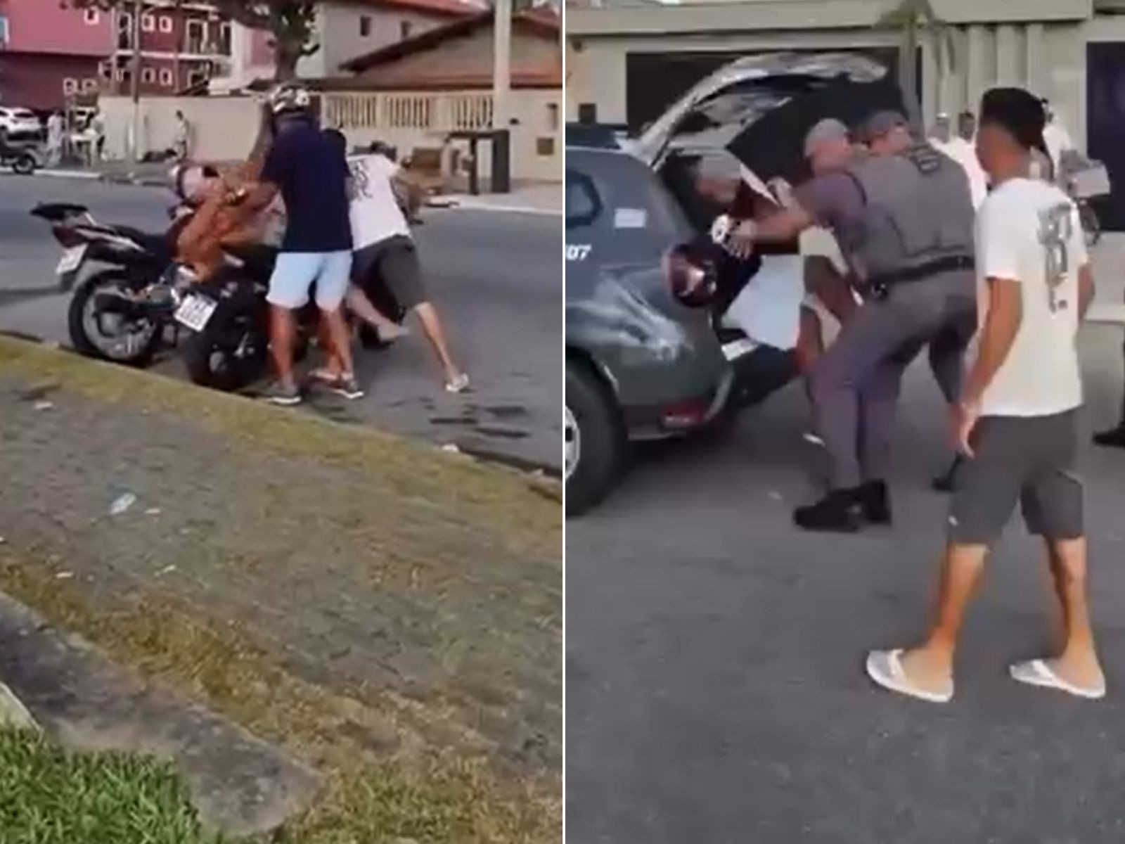 Homem espanca esposa até ela desmaiar após Réveillon no litoral de SP; VÍDEO