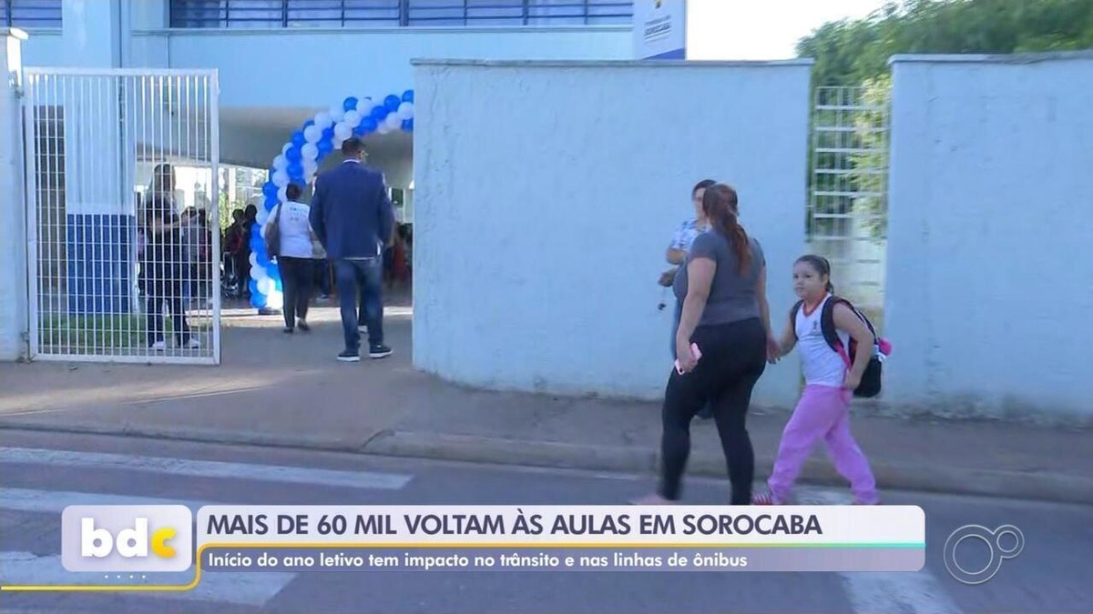 Mais de 60 mil alunos da rede municipal de Sorocaba voltam às aulas nesta  segunda-feira