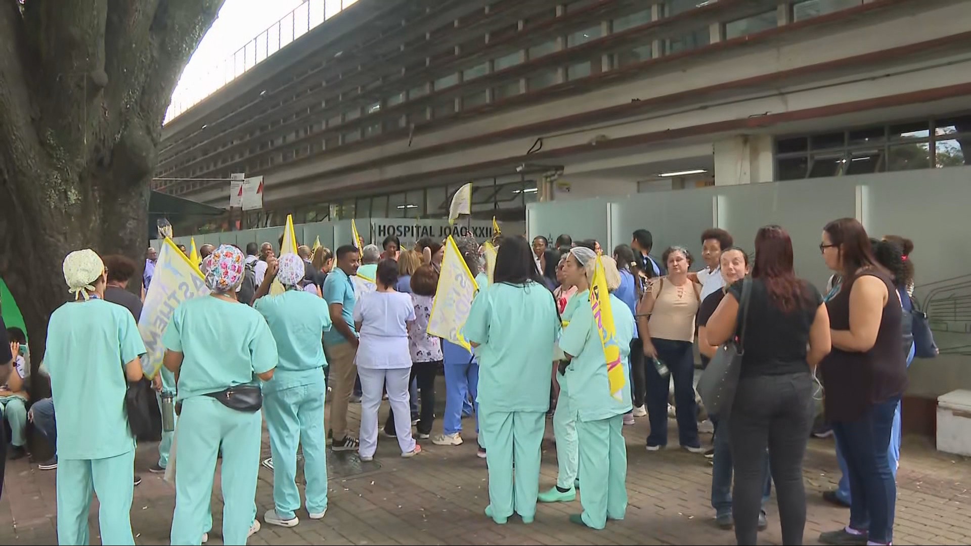 Trabalhadores de hospitais da Fhemig entram em greve por tempo indeterminado