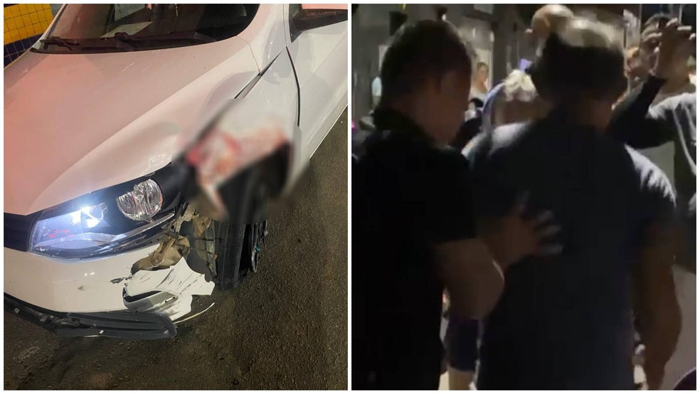 Homem de 60 anos atropelou estudante universitário em Juazeiro do Norte; rapaz perdeu a perna — Foto: Reprodução