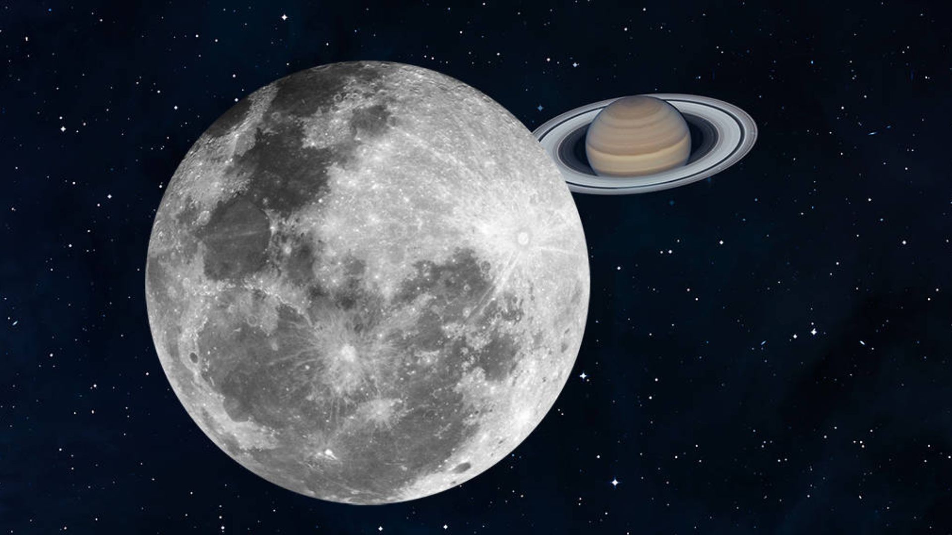 Lua e Saturno 'se aproximam' no céu neste sábado (24); saiba como e onde assistir em Macapá