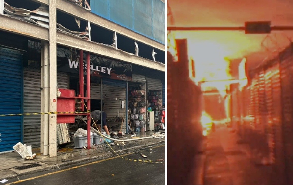 VÍDEO: incêndio atinge camelódromo no centro de Campos