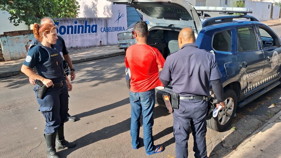 Suspeito de feminicídio é preso em Limeira — Foto: Divulgação/GCM de Limeira