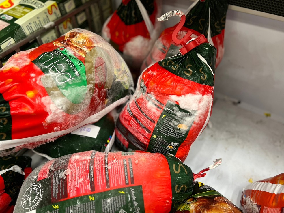 Peru de natal é um item tradicional na ceia de natal  — Foto: Caíque Rodrigues/g1 RR