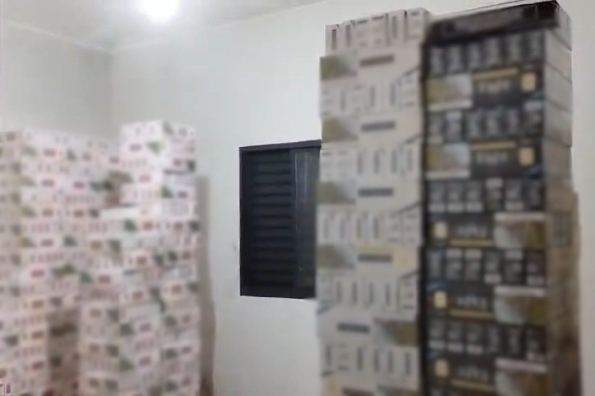 Polícia apreende mais de 40 mil maços de cigarros contrabandeados no Oeste Paulista; três pessoas são presas