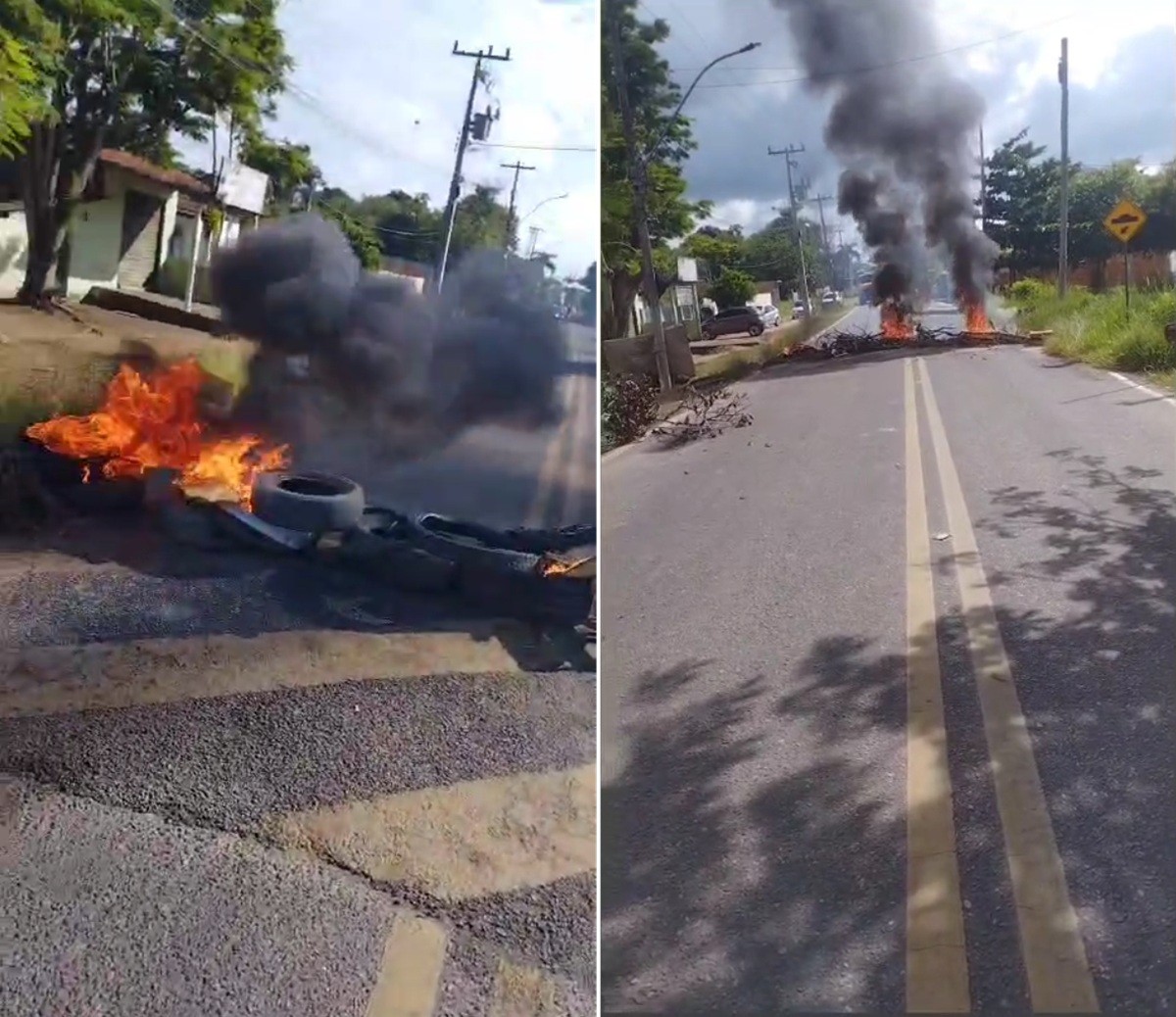 Moradores fecham RJ-178 após morte de bebê em Dores de Macabu