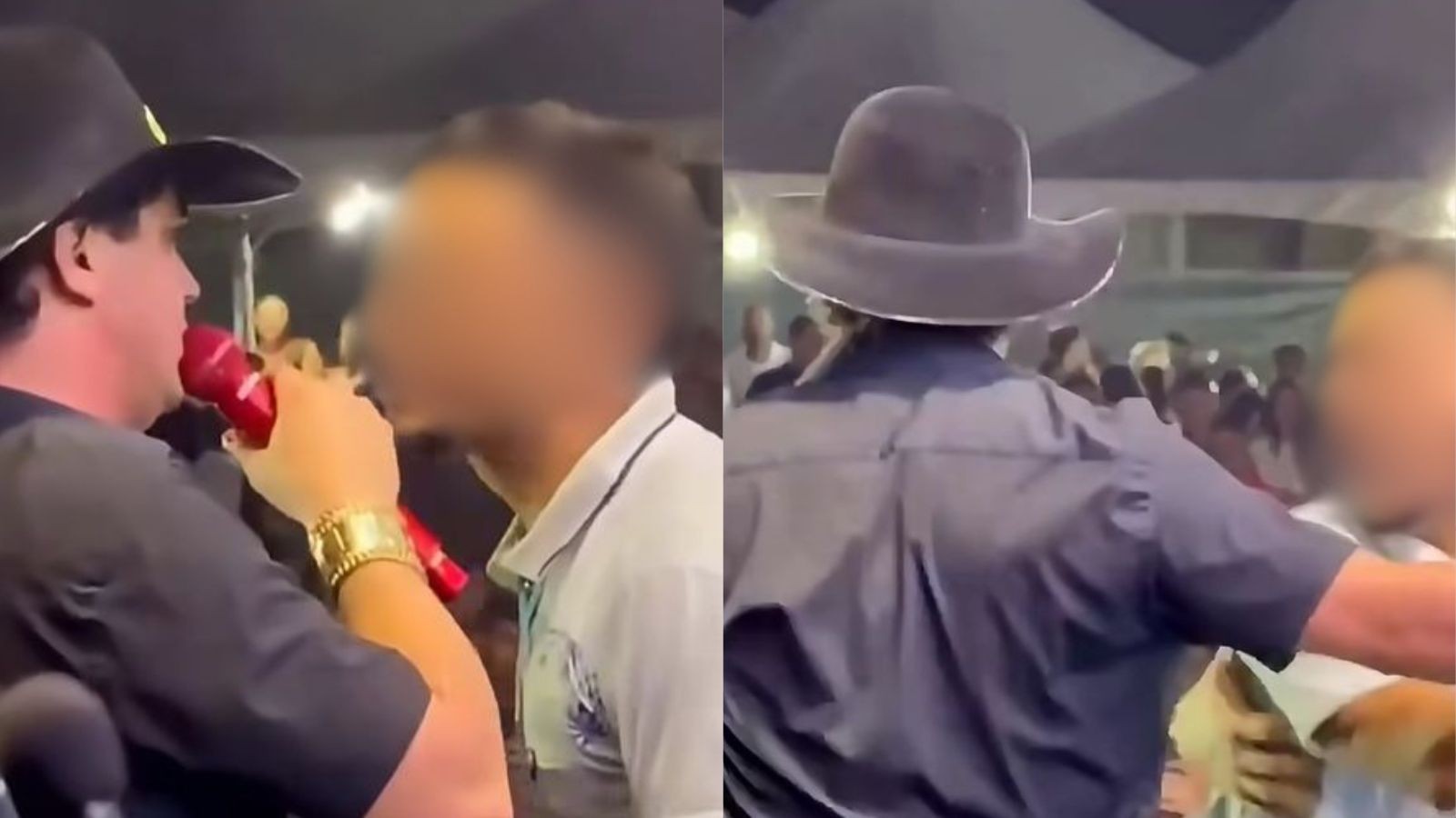 Cantor Natanzinho Lima relata ameaça em show e homem é contido: 'disse que daria um murro na minha costela'