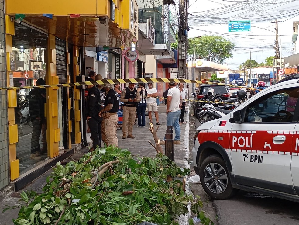 Suspeito morre após tentativa de assalto no Centro de Santa Rita