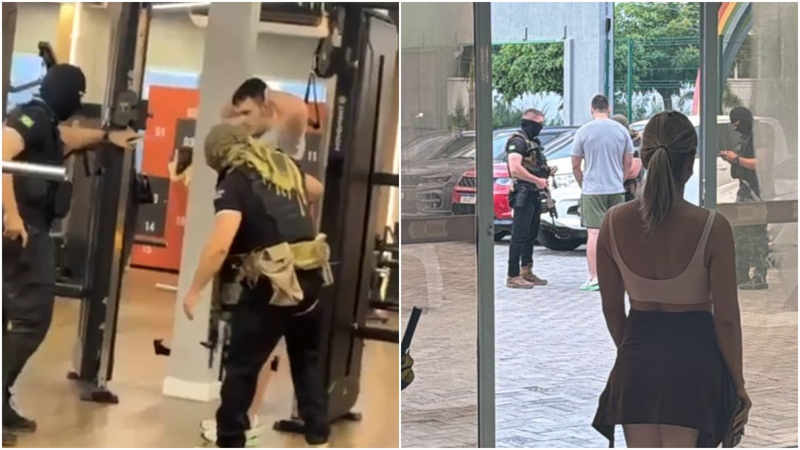 VÍDEO: Suspeito de lavagem de dinheiro para Comando Vermelho é preso em academia no Ceará
